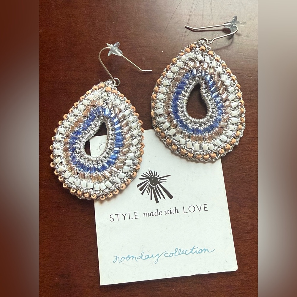 NOONDAY Moon Water beaded Earrings
